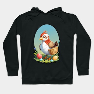 Birds with Egg basket Hoodie